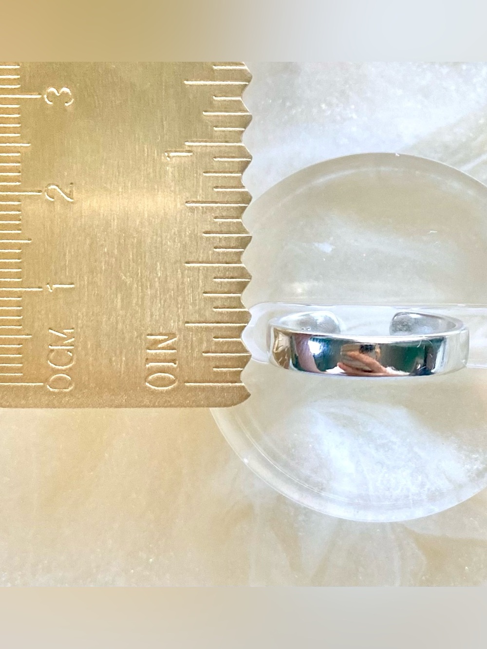 Classic Sterling Silver Open Band Ring - Picture 4 of 4